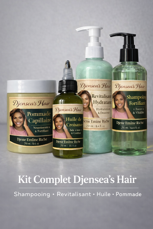 Kit Croissance Cheveux Djensea’s Hair – Pousse, Force & Anti-Casse