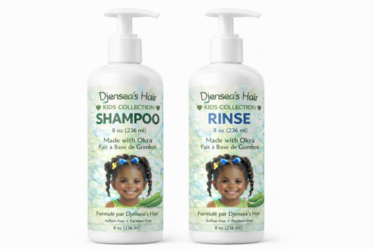 Kids Duo – Shampoo & Rinse Djensea’s Hair (8 oz)